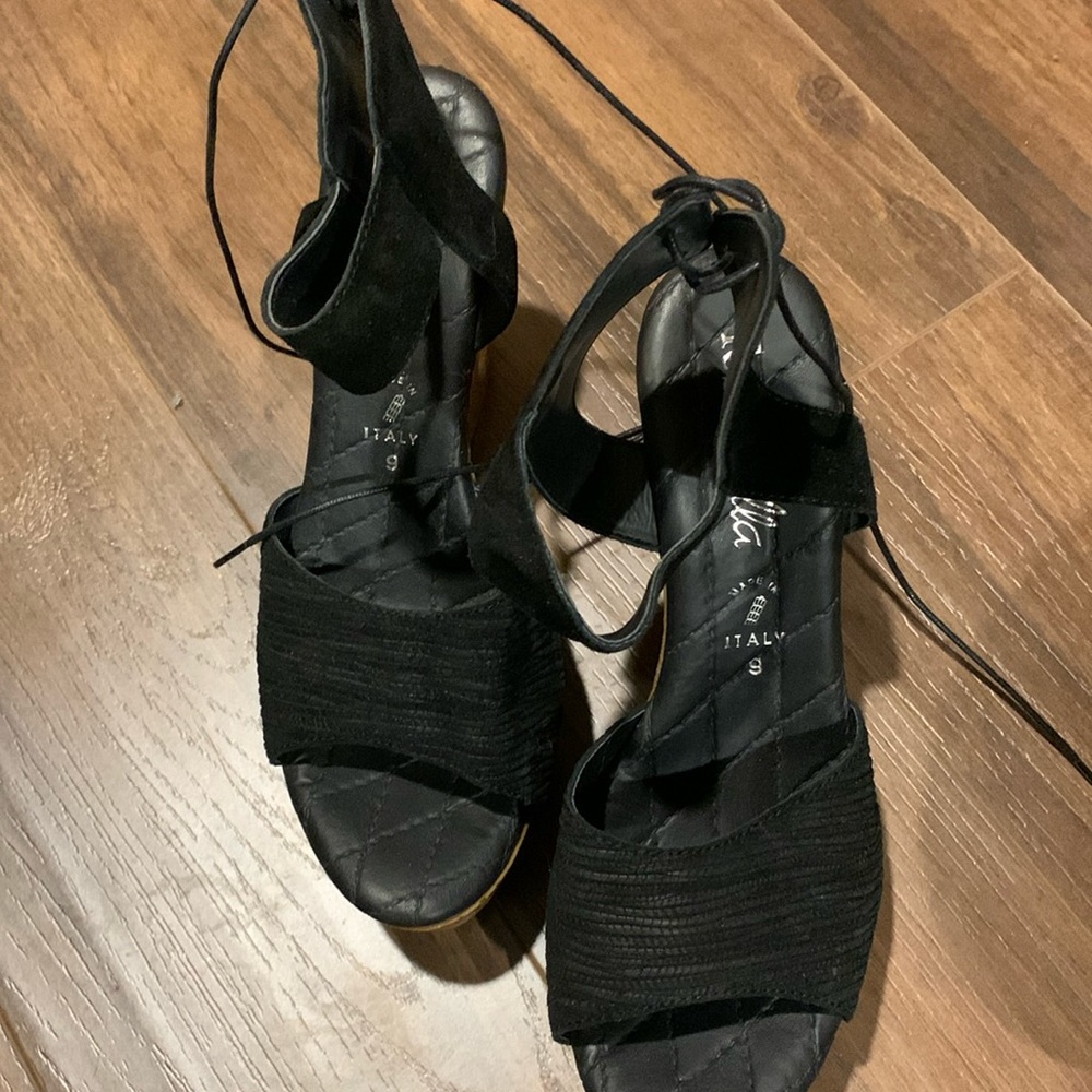 Wedge shoes, Toscanella, size 9, made in italy NWOT